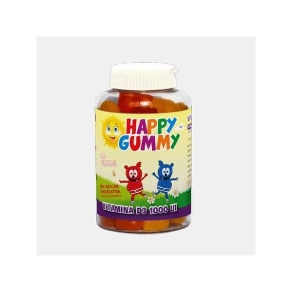 Natiris Happy Gummy Vitamina D3 1000ui 60 Gomas sem Açúcar