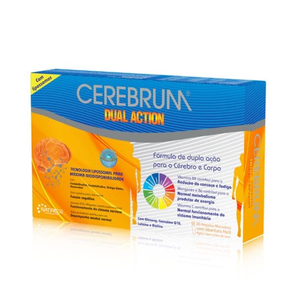 Natiris Cerebrum Dual Action 20 Ampolas