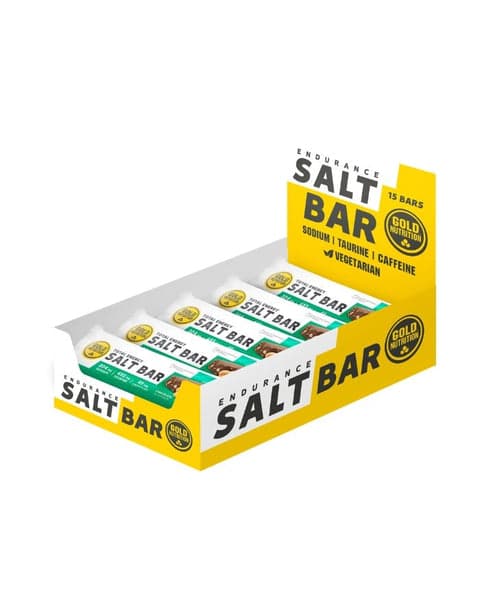 Gold Nutrition Endurance Salt Bar 15x40g Chocolate-Amendoim