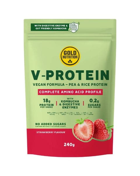 Gold Nutrition V-protein 240g Morango