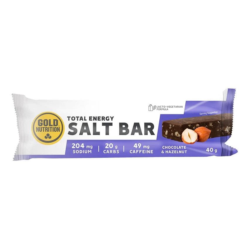 Total Energy Salt Bar Chocolate e Amendoim - 40g - Gold Nutrition