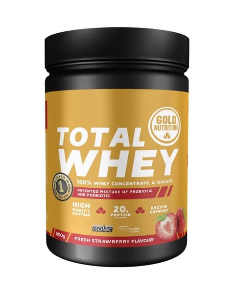 Gold Nutrition Total Whey 800g Morango