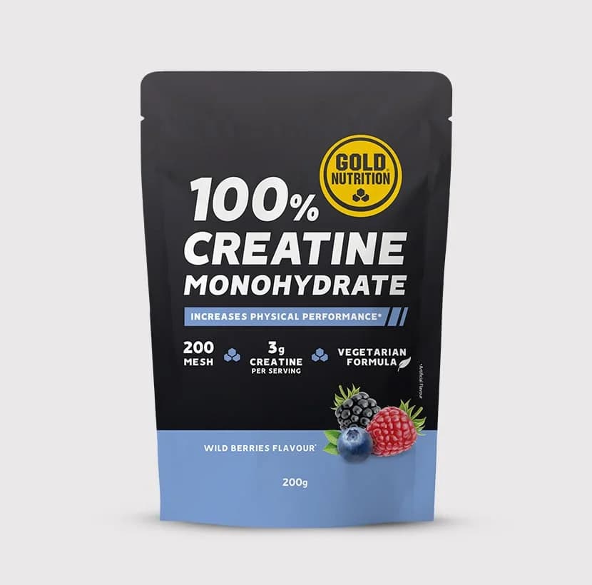 Creatine Monohydrate Wild Berries 200g – Gold Nutrition