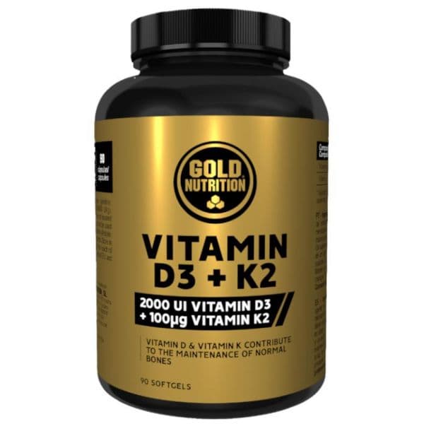 Gold Nutrition Vitamin D3 2000ui +K2 100 90 Softgels