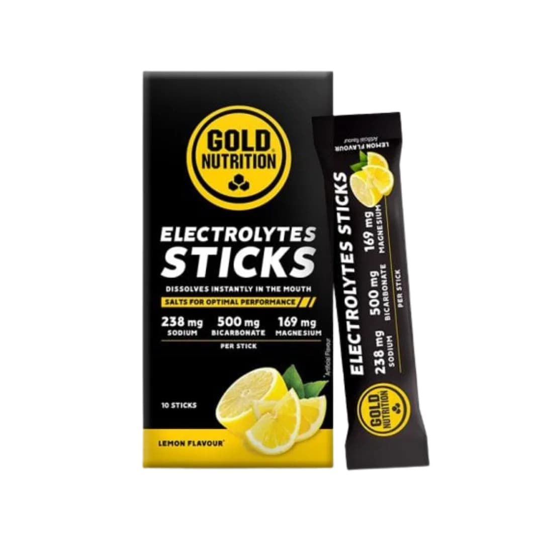 Gold Nutrition Electrolytes Sticks Limão 10 Sticks