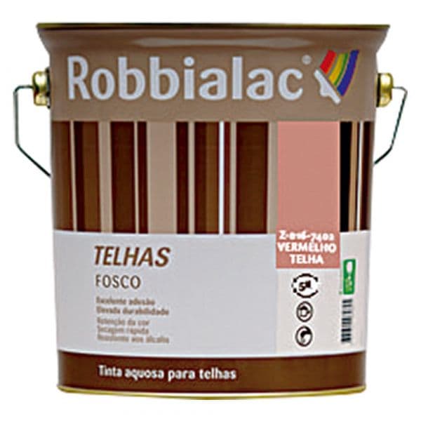 Robbialac Tinta para Telhas Vermelho 5L - 16711520
