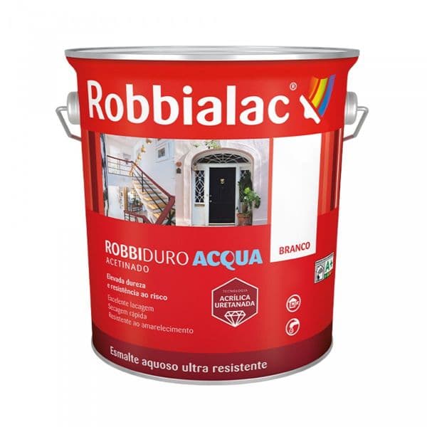 Robbialac Esmalte Robbiduro Acqua Acetinado 4l