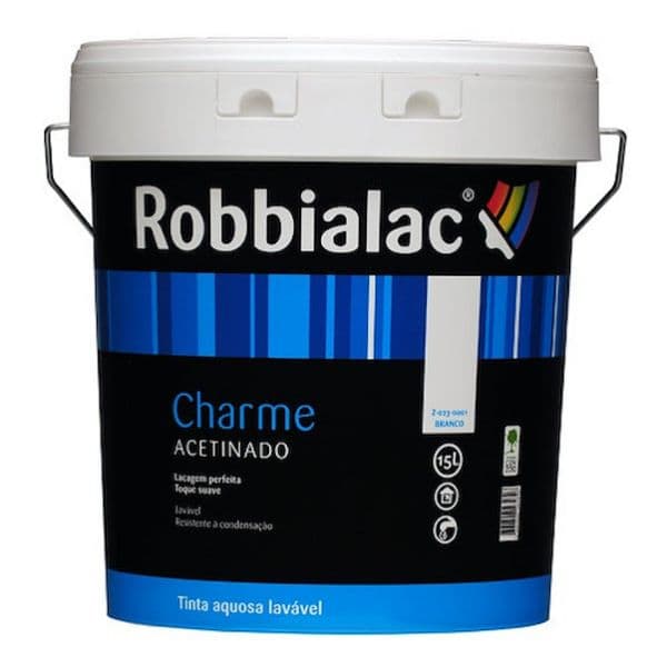 Robbialac Charme Acetinado Branco 12L