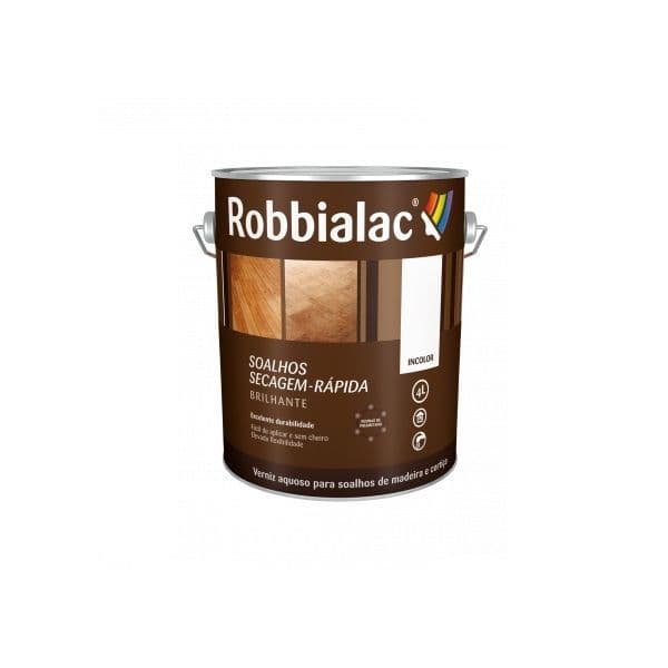 Robbialac Soalhos Secagem Rápida Brilhante 4L - 050-0022_4L