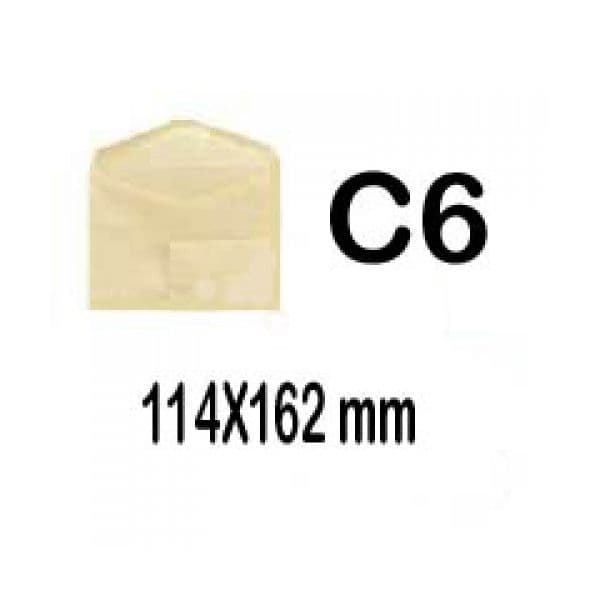 Firmo Envelope 114x162mm Beije C6 Gomado 500 un. - 031048 - F422