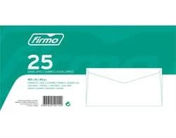 Firmo 25 un. Envelopes DL F. Cheio 110x220m - 472