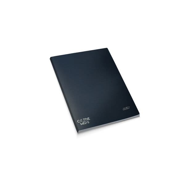 Firmo Caderno Agrafado Creative Minds, A4 48 Fls Pautado Capa Polipropileno Azul 1un.