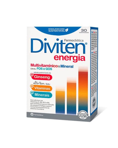 Farmodietica Diviten Energia 30 Comprimidos
