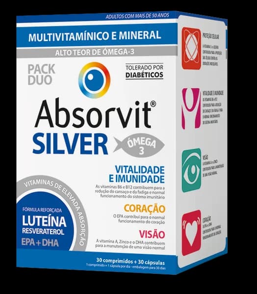 Farmodietica Absorvit Silver 30 Comprimidos + 30 Cápsulas