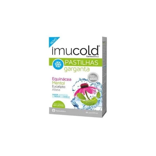 Farmodietica Imucold Pastilhas Garganta 20 pastilhas