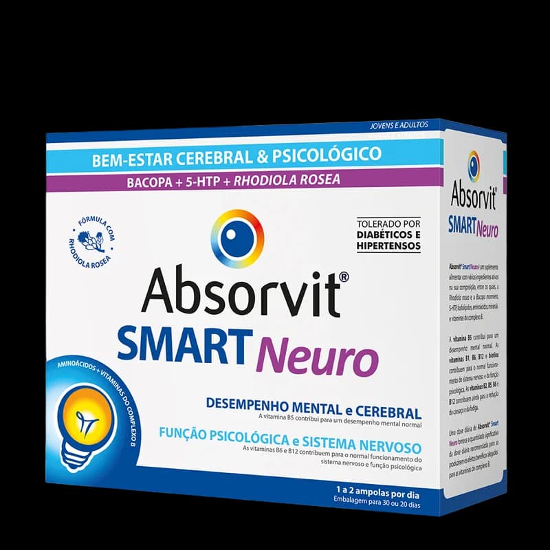 Absorvit Smart Neuro 30 Ampolas