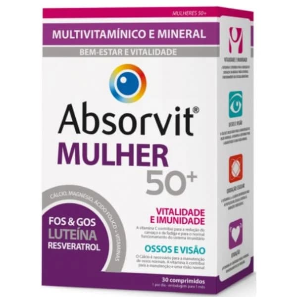 Advancis Absorvit Mulher 50+ 30 Comprimido
