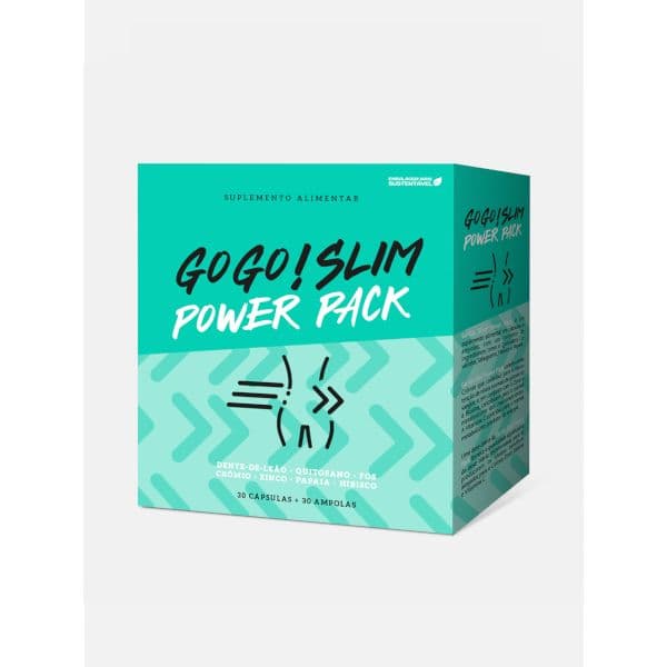 Farmodiética Go Go Slim Power Pack 30 Ampolas + 30 Cápsulas