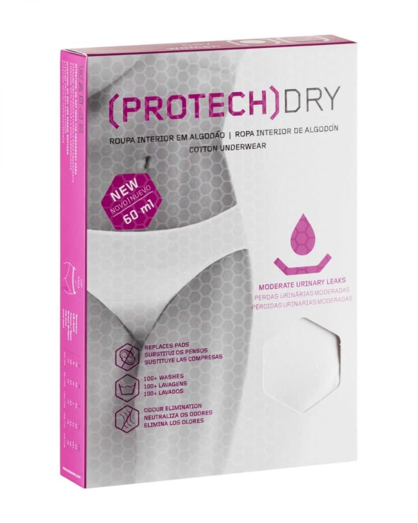 Cueca para incontinencia protechdry (L, BRANCO)