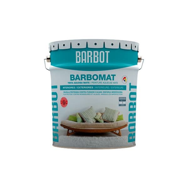Barbot Tinta Barbomat Aquosa Mate Int/Ext Branco 15L