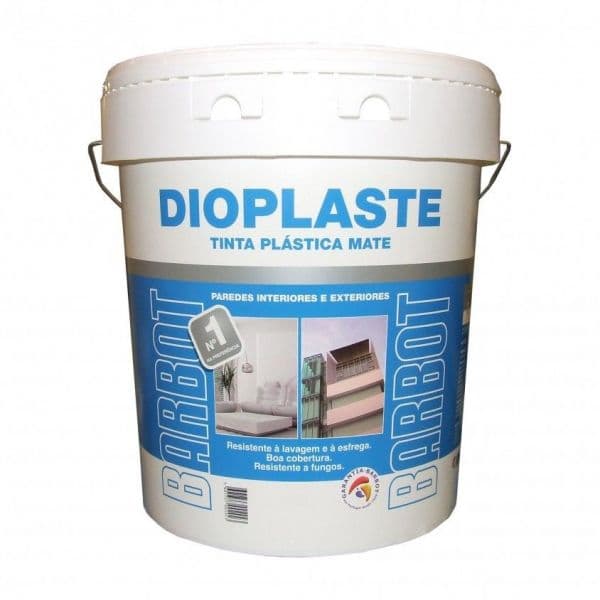 Barbot Tinta Dioplaste Preto Mate 15L
