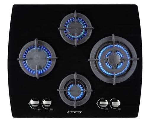Placa a Gás Jocel JPEMGBG-654 | 64cm | 4 Zonas | Preto