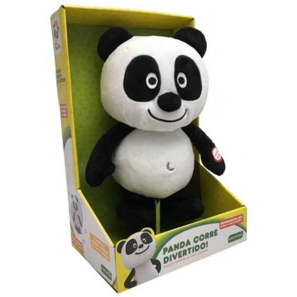 Panda Peluche Corre Divertido