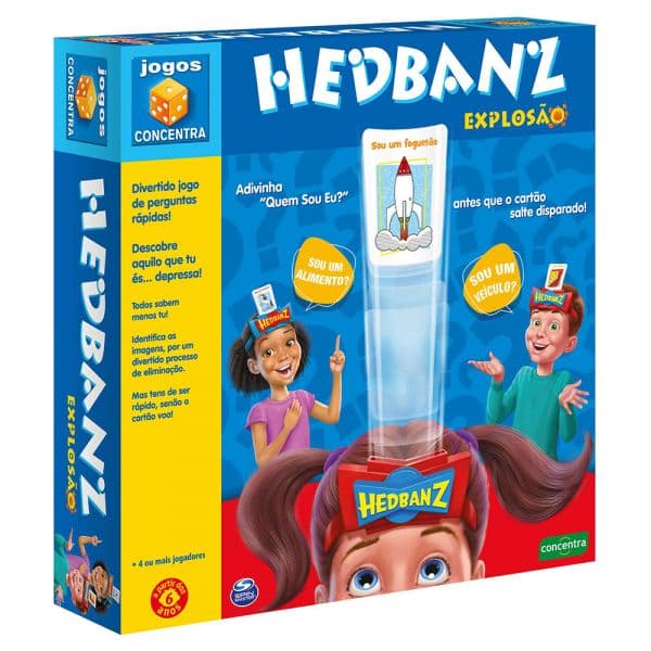 Concentra Jogo Mesa Hedbanz Explosão