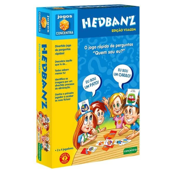 Concentra Jogo Hedbanz Viagem