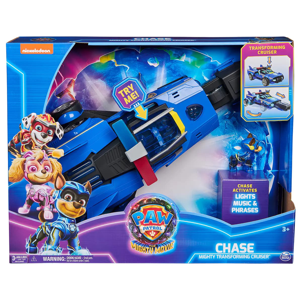 Concentra Patrulha Pata Filme 2 - Veículo Deluxe Chase - CON-128948