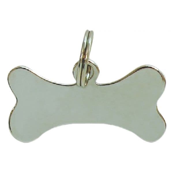 Chapa Metal Osso Identificadora Cão S