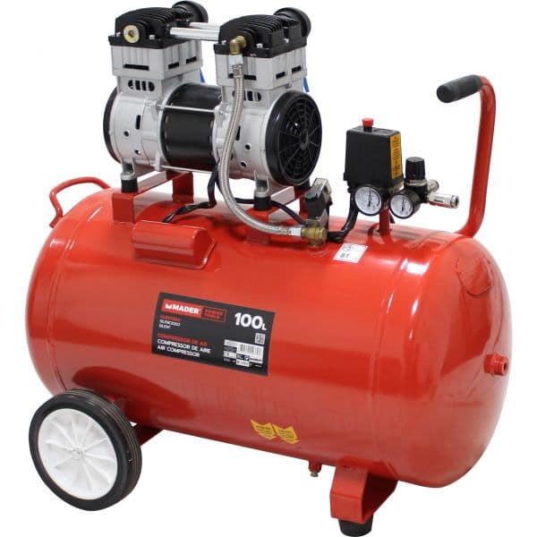 Mader Compressor de Ar Silencioso 100L - 2Hp - 09370