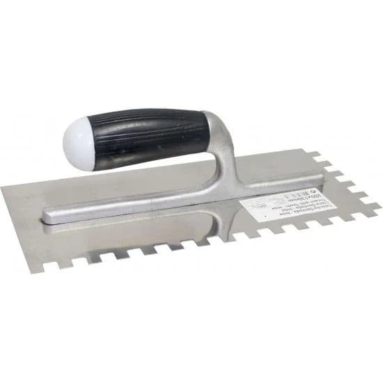 Talocha de Pedreiro Dentada, INOX, 280x130mm refª 30678 MADER