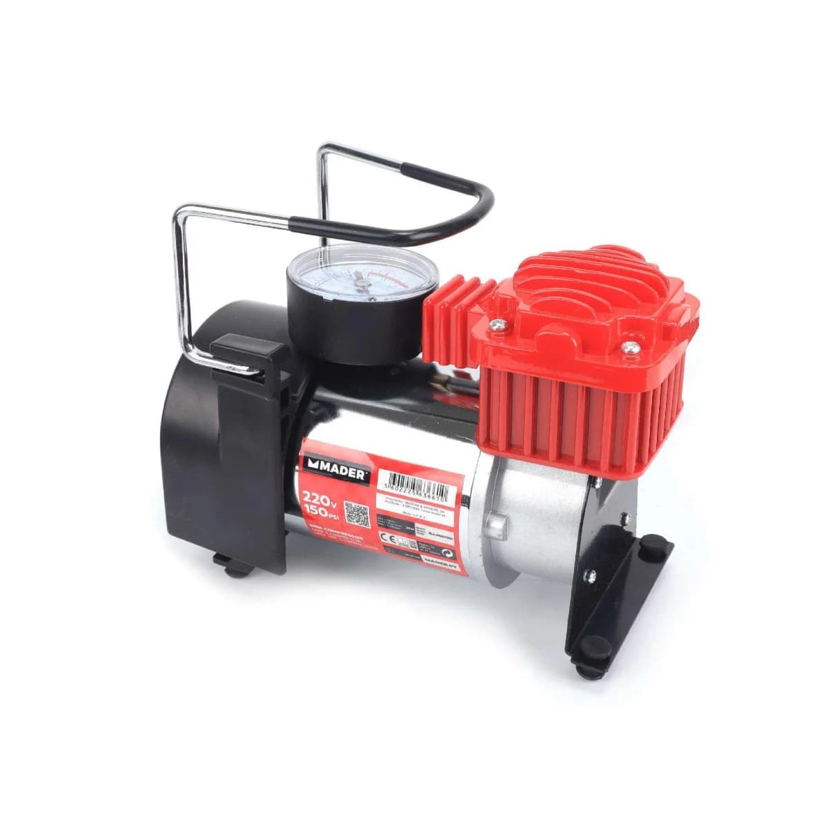 Mini Compressor Auto, 150PSI, 220V refª 63661 MADER - 63661 - Ferramentaspro.pt