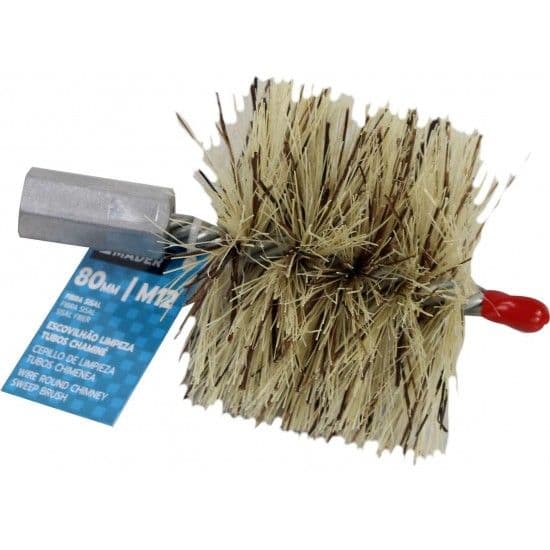 Escovilhão Limpeza Chaminé, Sisal, 80mm refª 68232 MADER