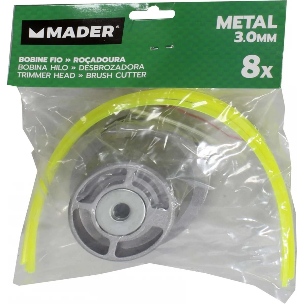 Bobine para Roçadora, Metal, 8 Furos, 3mm refª 69277 MADER - 69277 - Ferramentaspro.pt