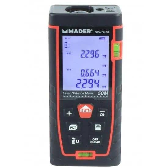 Medidor a Laser, 50m refª 84660 MADER - 84660 - Ferramentaspro.pt