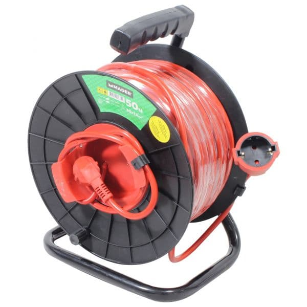 Extensão Eléctrica 50m com Enrolador