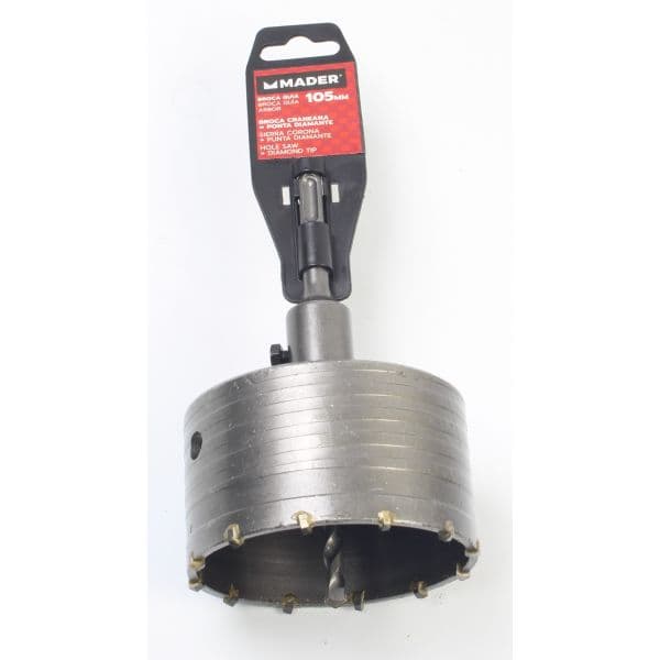 Mader Broca Craneana, Ponta Diamante, 105mm, com Broca Guia - 95843