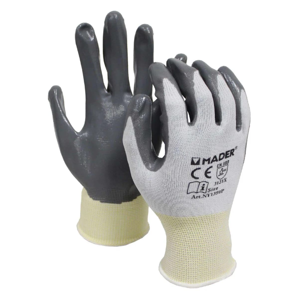 Luvas de Proteção, Nitrilo, M refª 96310 MADER - 96310 - Ferramentaspro.pt