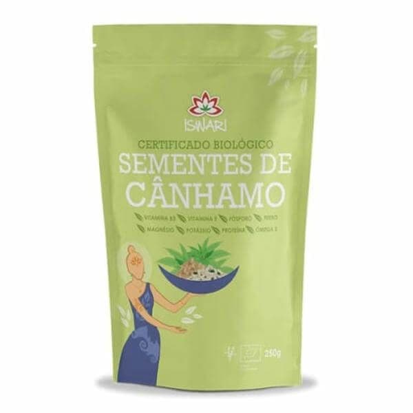 Iswari Sementes de Cânhamo Descascadas Bio 1Kg