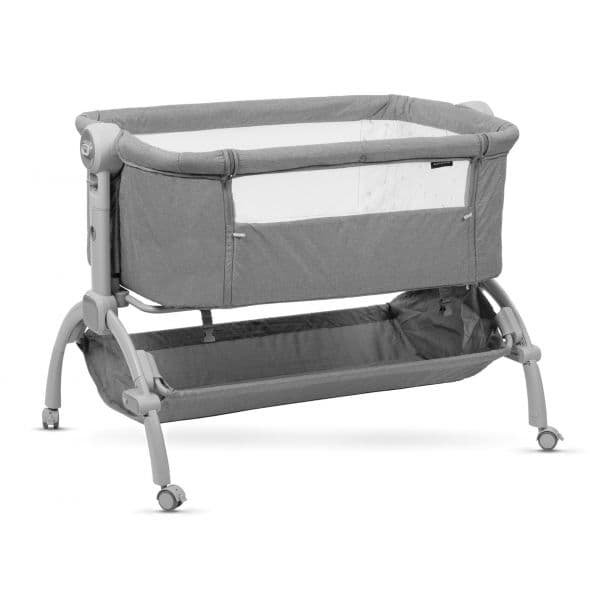 Berço Bébécar Berço Co-Sleeping Swing Cinza Claro