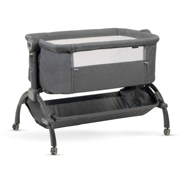 Berço Bébécar Berço Co-Sleeping Swing Cinza Escuro