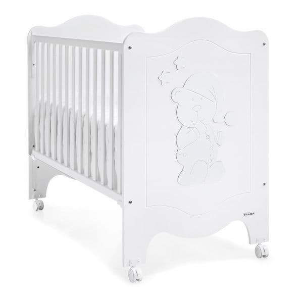 Berço Trama Série Sleepy Bear Branco Mate