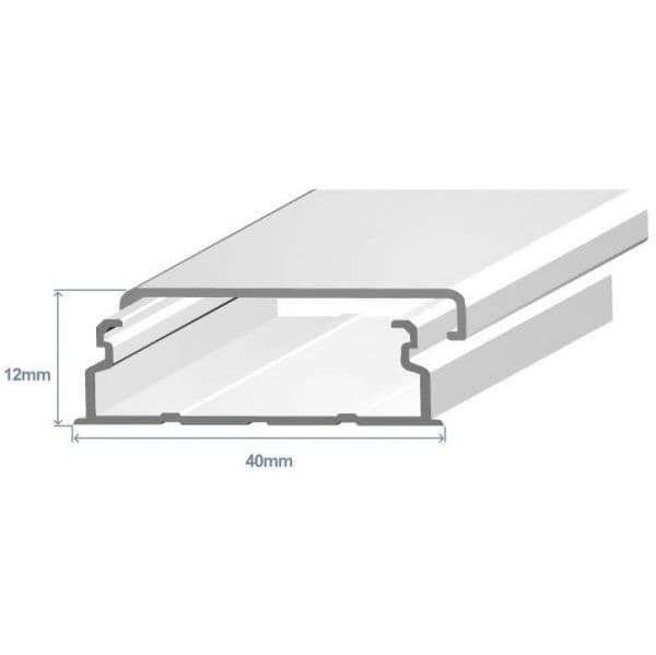 Efapel Calha 40X12,5 S/divisoria Branca 10150CBR - 10150CBR