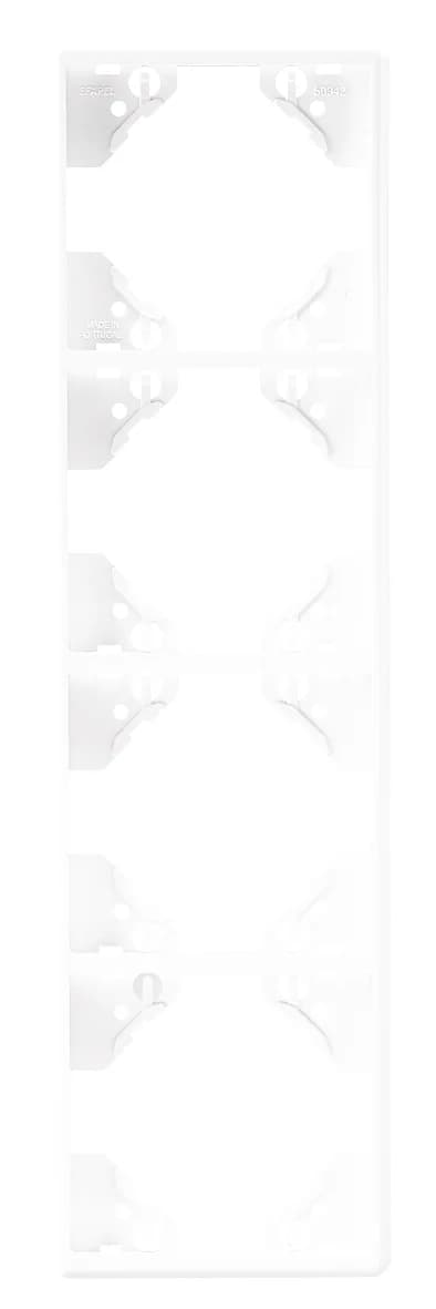 Efapel Espelho Quadruplo Vert Platina - 50942TPL