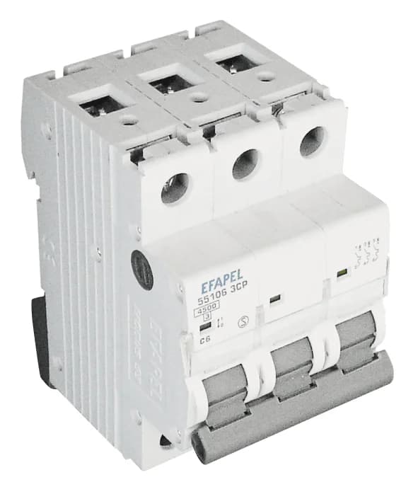Efapel Disjuntor Mt 3P 6KA C 50A - 551503CS