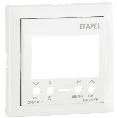 Efapel Centro P/interruptor Hor Dig 2 Circ Gris - 90744TIS