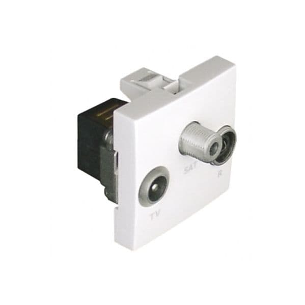 Efapel Tomada Rtvsat Passagem 2 Mod Branca - 45565SBR