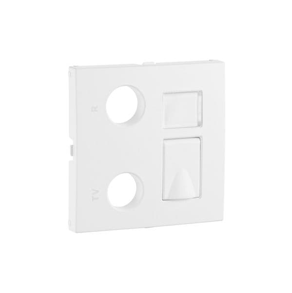 Efapel Cent Tom Mista RTVRJ45/RTVRJ45FO Gelo - 90774TGE